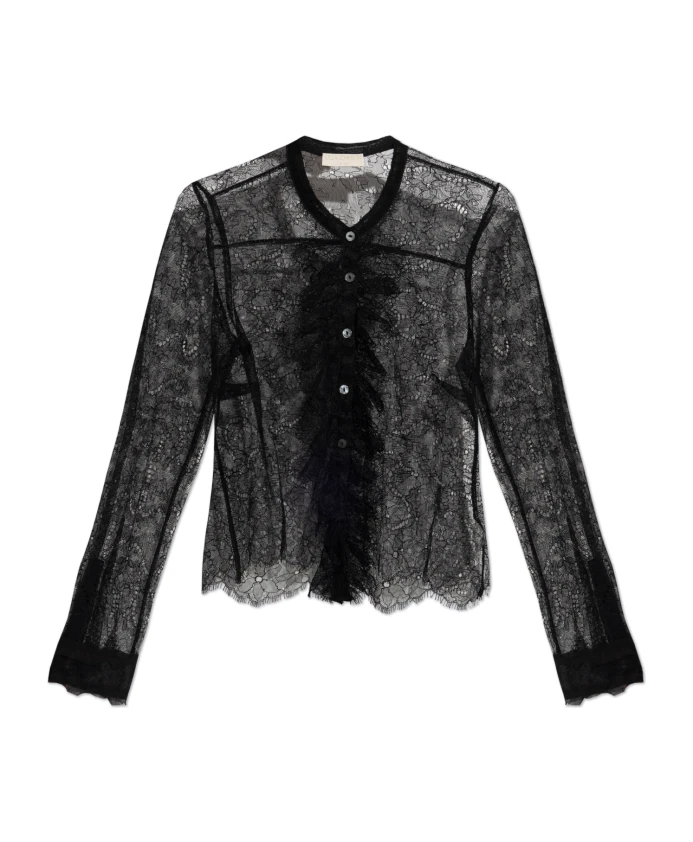 Кружевная рубашка Сесиль Ulla Johnson, черный
Кружевная рубашка Сесиль Ulla Johnson, черный