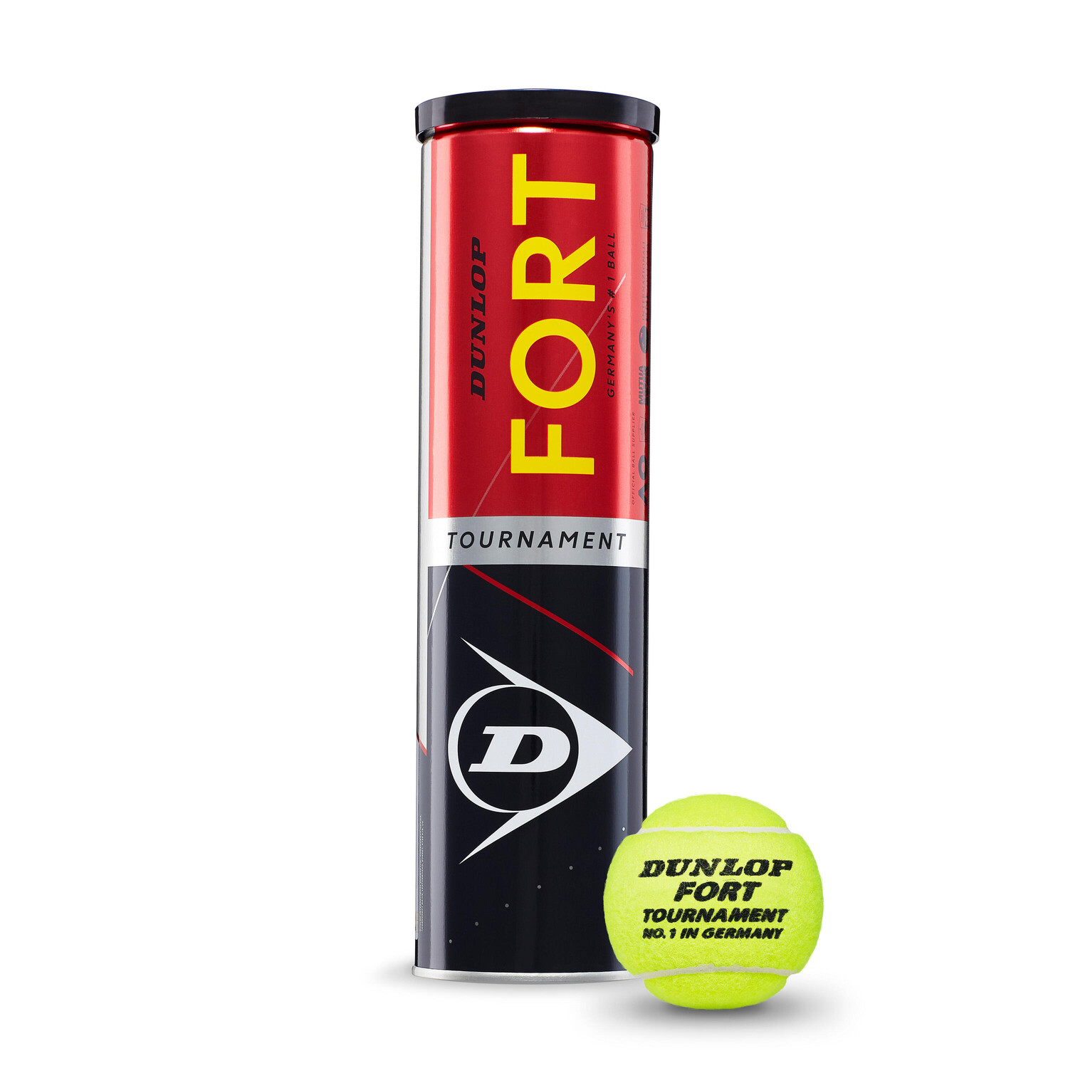 Теннисный мяч Fort Tournament 4 банка DUNLOP 
Теннисный мяч Fort Tournament 4 банка DUNLOP