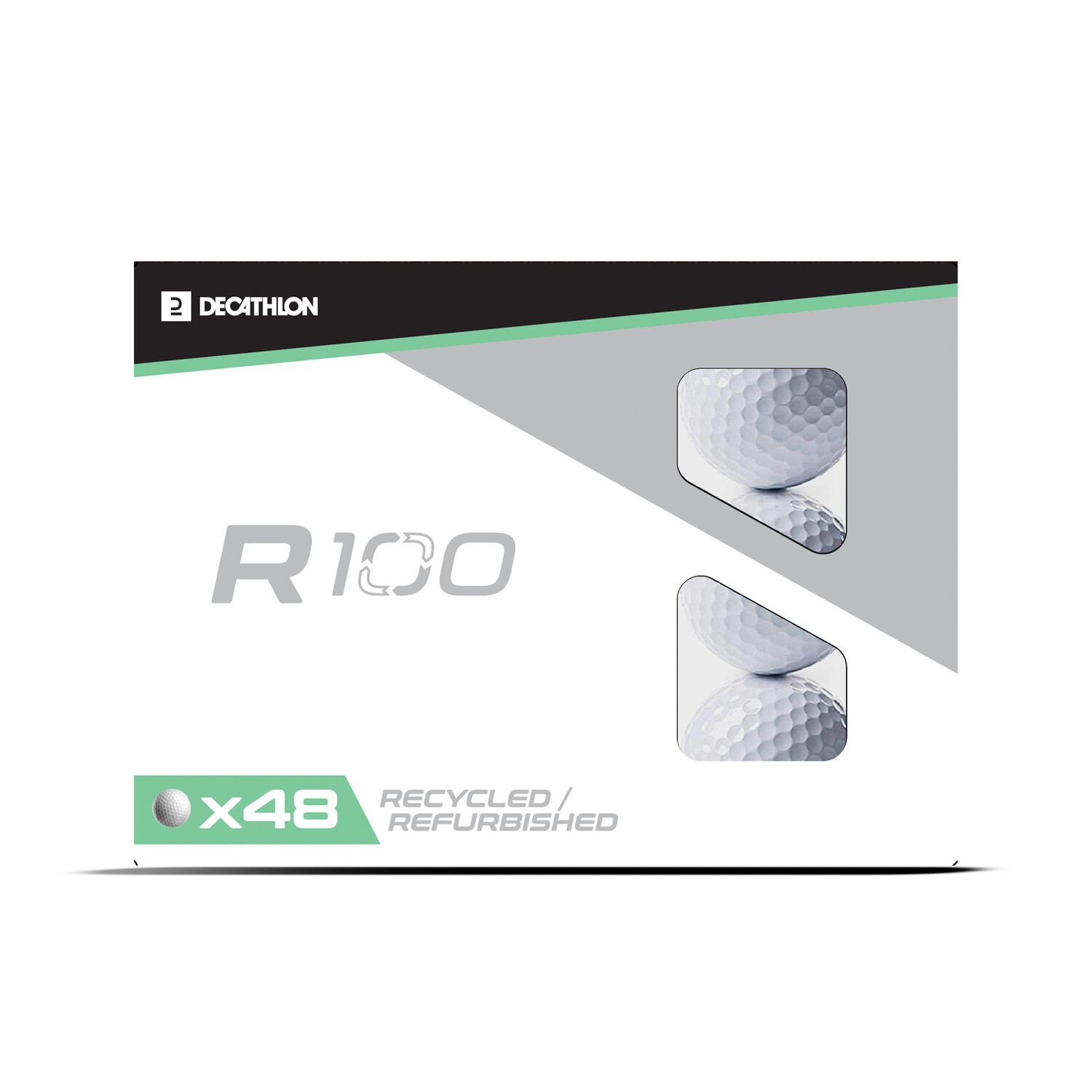 Переработанные мячи для гольфа - 100 рэндов, 48 шт. INESIS, белый
Переработанные мячи для гольфа - 100 рэндов, 48 шт. INESIS, белый