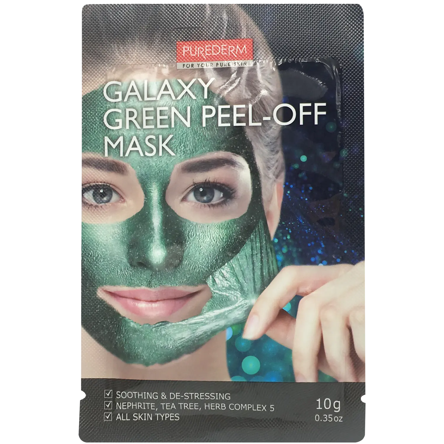 Purederm Diamentowy Blask отшелушивающая маска для лица с нефритом, 10 г 
Purederm Diamentowy Blask отшелушивающая маска для лица с нефритом, 10 г