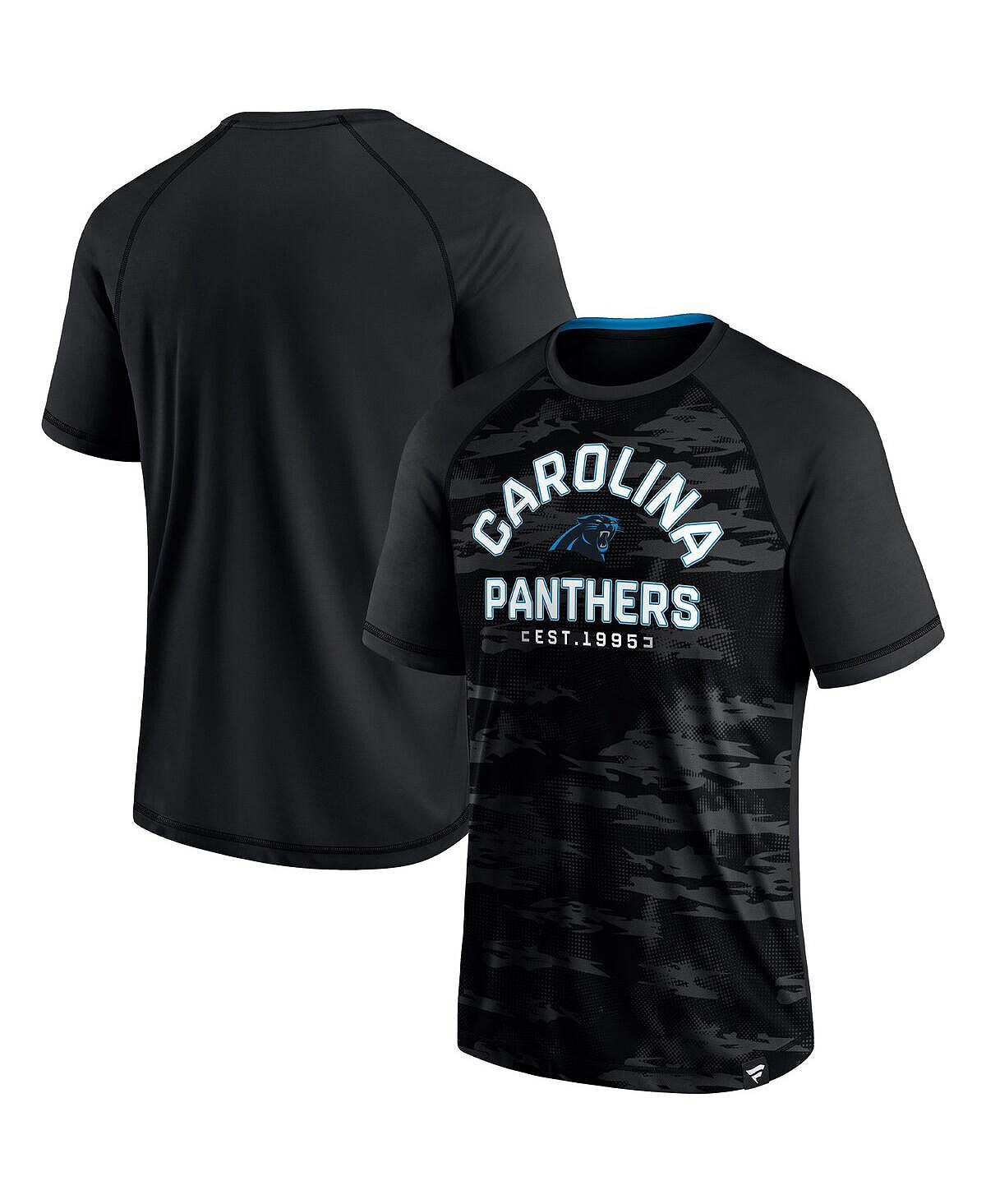 Мужская фирменная черная футболка с регланами carolina panthers hail mary raglan Fanatics, черный
Мужская фирменная черная футболка с регланами carolina panthers hail mary raglan Fanatics, черный