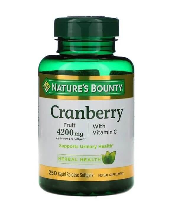 Клюква с витамином С, 250 мягких капсул с быстрым высвобождением, Nature's Bounty
Клюква с витамином С, 250 мягких капсул с быстрым высвобождением, Nature's Bounty