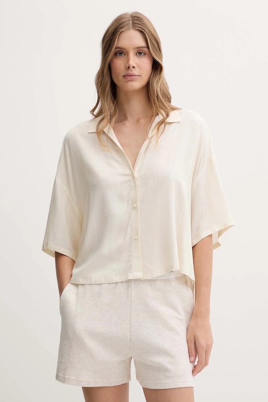 Пижамная рубашка Calvin Klein Underwear, бежевый
Пижамная рубашка Calvin Klein Underwear, бежевый