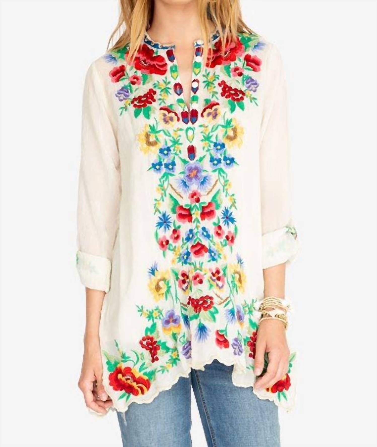 Гала-туника в ракушке Johnny Was, цвет shell
Гала-туника в ракушке Johnny Was, цвет shell