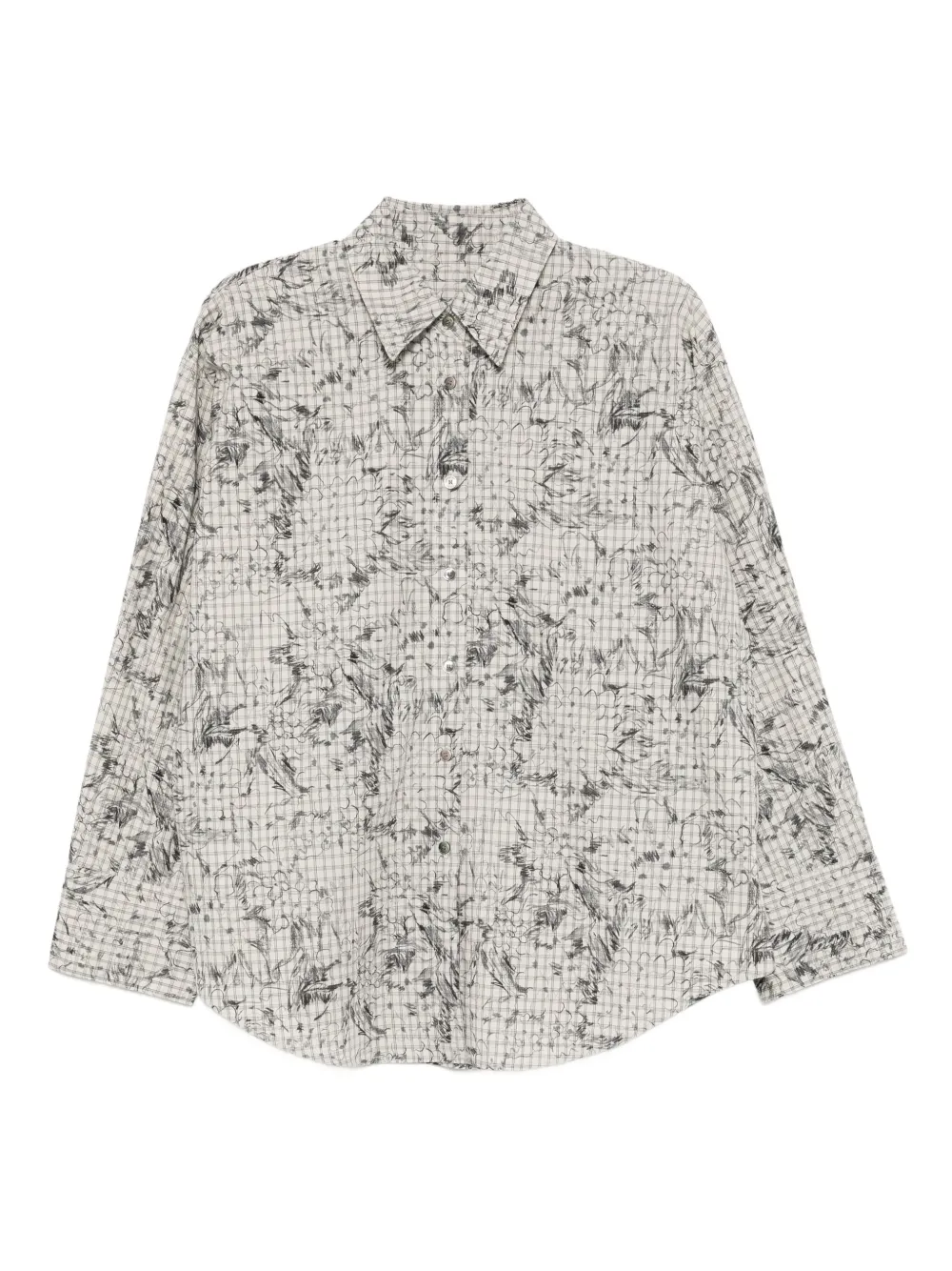 Рубашка с длинными рукавами и узором JNBY, нейтральный
Рубашка с длинными рукавами и узором JNBY, нейтральный