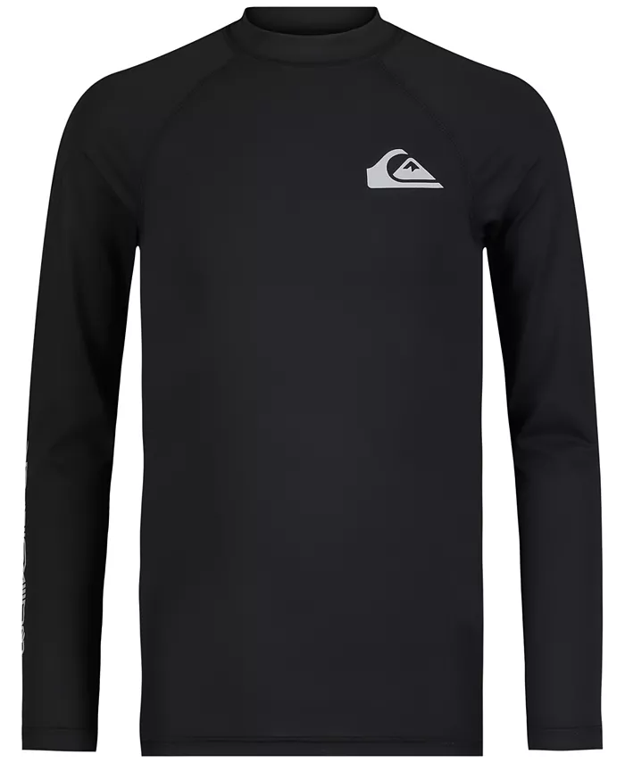 Рашгард Big Boys Everyday UPF 50 с длинными рукавами Quiksilver, черный
Рашгард Big Boys Everyday UPF 50 с длинными рукавами Quiksilver, черный