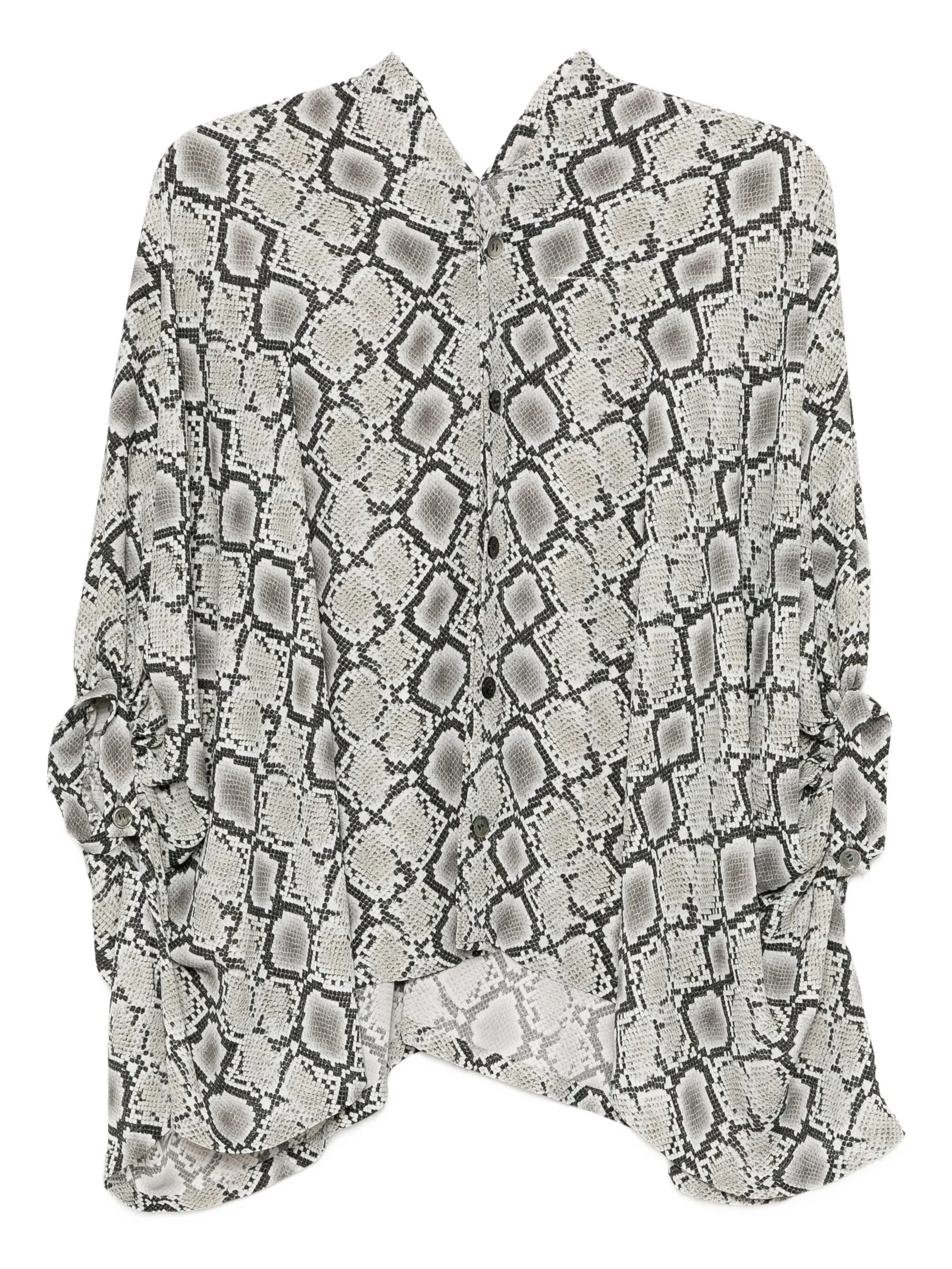 Топ со змеиным принтом Junya Watanabe, серый
Топ со змеиным принтом Junya Watanabe, серый