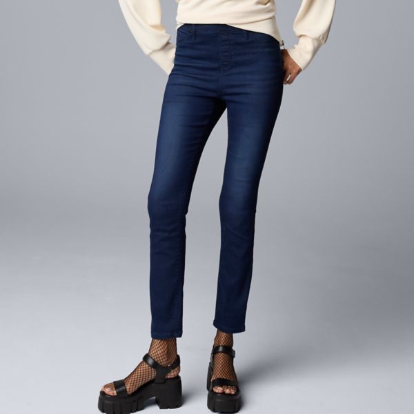 Женские леггинсы из денима со средней посадкой, корректирующие фигуру Simply Vera Vera Wang, цвет dark 
Женские леггинсы из денима со средней посадкой, корректирующие фигуру Simply Vera Vera Wang, цвет dark