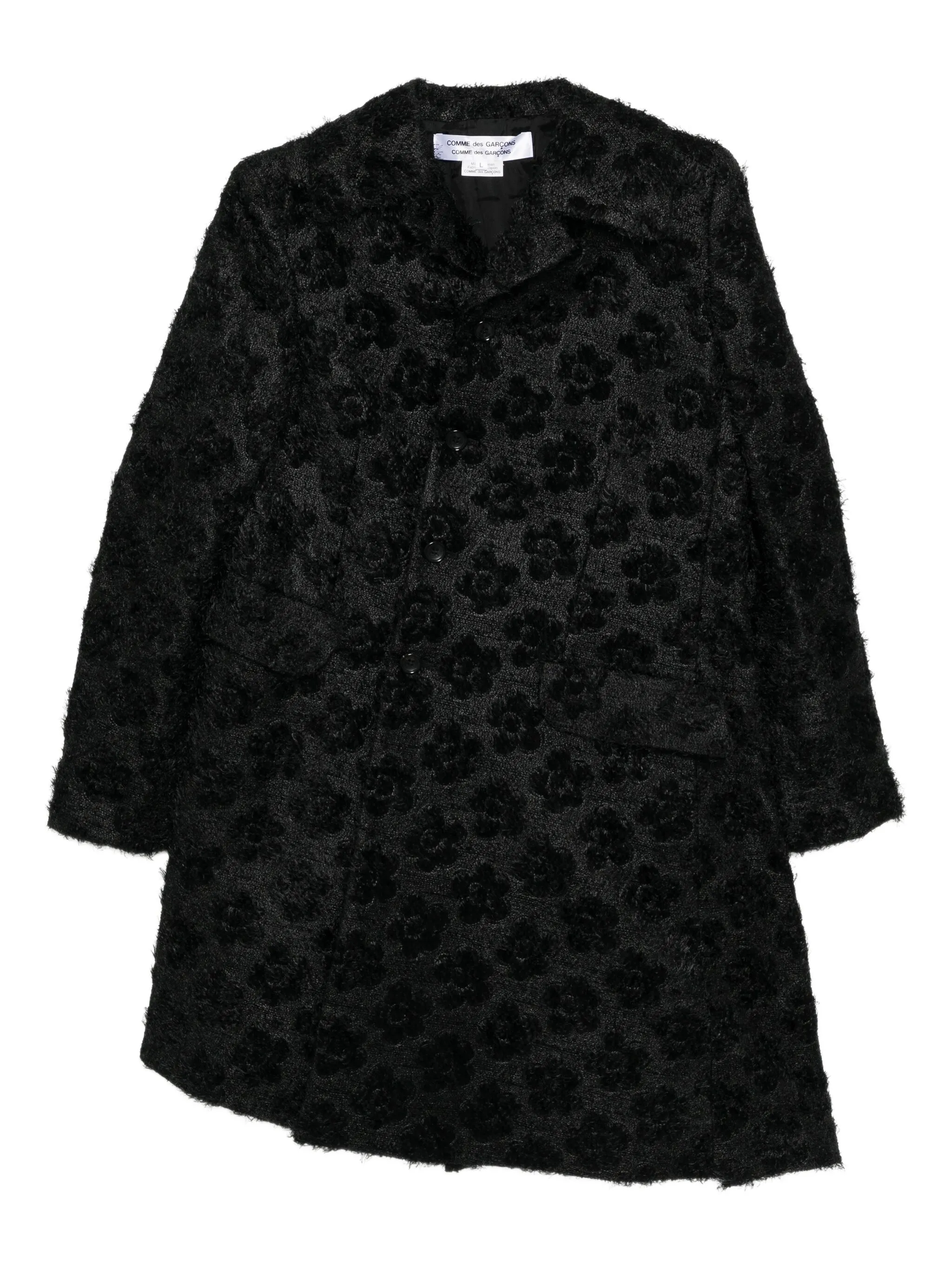 Пальто асимметричного кроя с цветочным принтом Comme Des Garçons Comme Des Garçons, черный
Пальто асимметричного кроя с цветочным принтом Comme Des Garçons Comme Des Garçons, черный