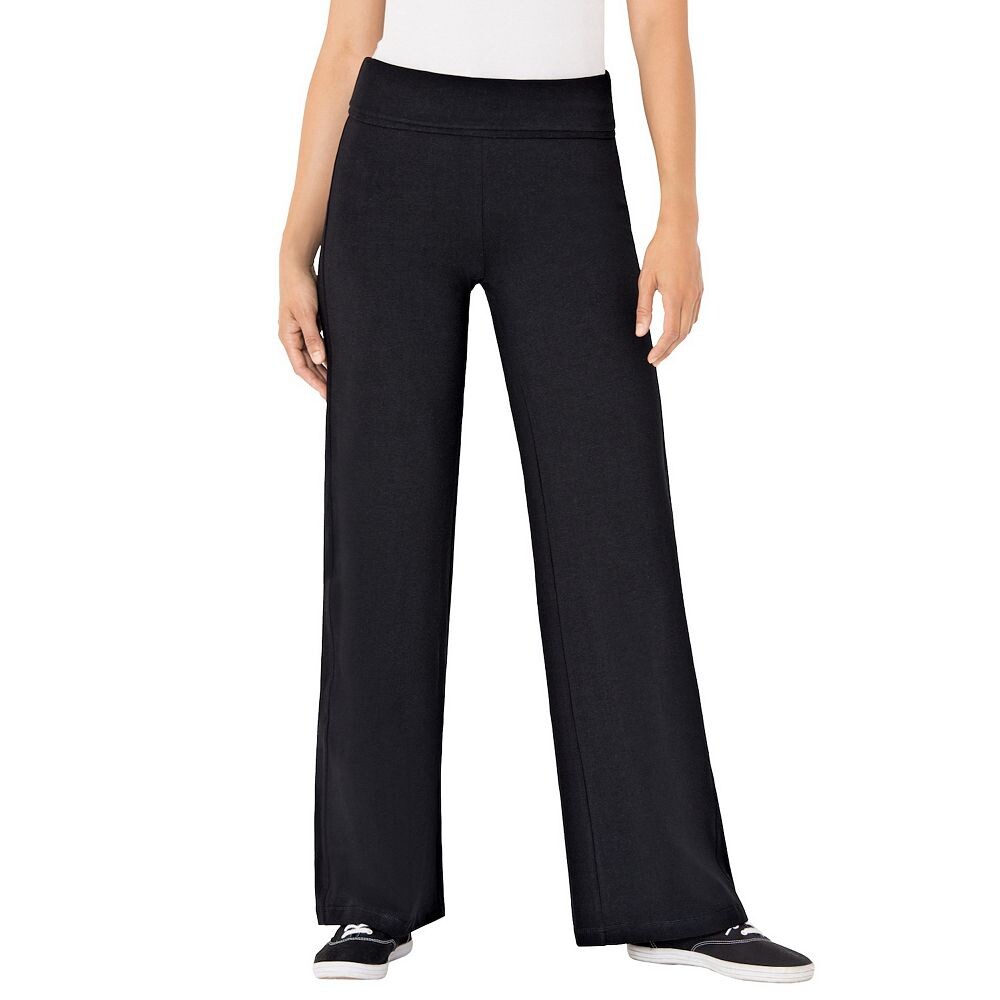 Женщина в женских широких брюках из эластичного хлопка больших размеров Woman Within, черный
Женщина в женских широких брюках из эластичного хлопка больших размеров Woman Within, черный