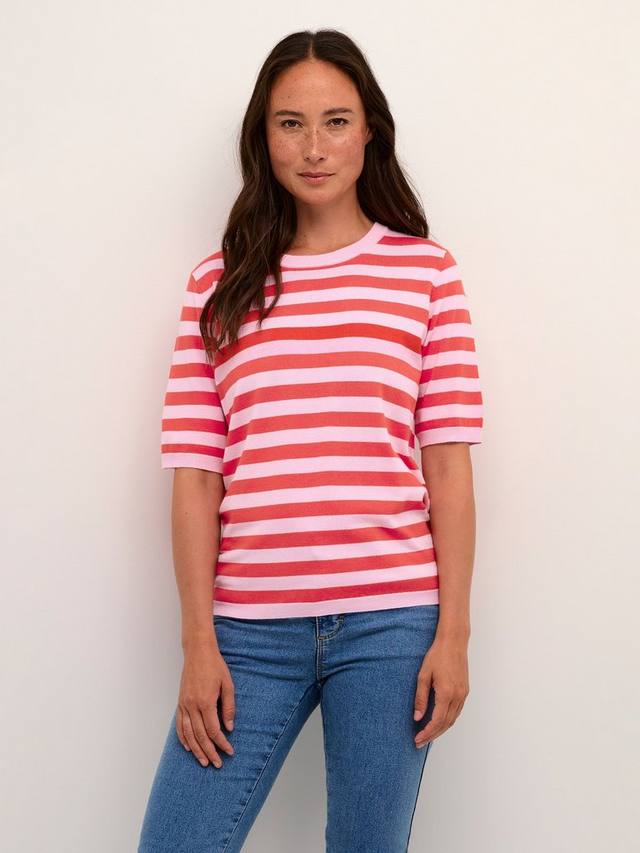 Джемпер с круглым вырезом в полоску от lizza KAFFE, цвет Pink Mist/Cayenne
Джемпер с круглым вырезом в полоску от lizza KAFFE, цвет Pink Mist/Cayenne