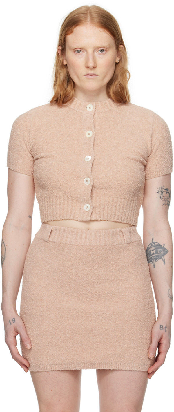 Розовый укороченный кардиган Ambush
Розовый укороченный кардиган Ambush