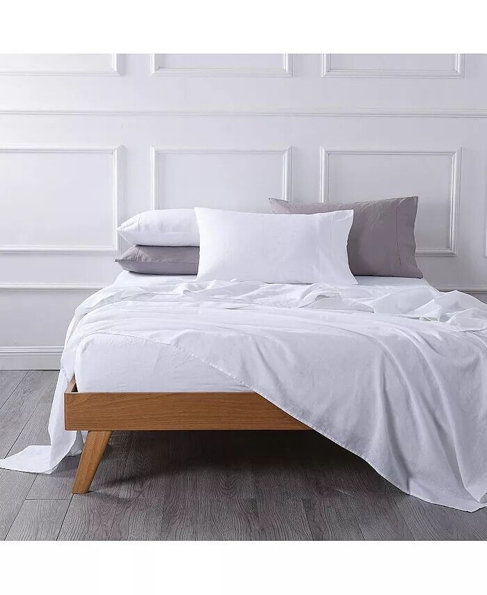 Комплект простыней из бельгийского льна и хлопка, королева Egyptian Linens, белый
Комплект простыней из бельгийского льна и хлопка, королева Egyptian Linens, белый