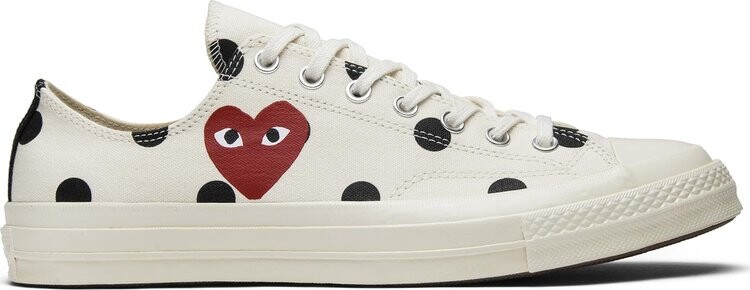 Кроссовки Converse Comme des Garçons x Chuck Taylor All Star 70 Low Polka Dot, кремовый, Бежевый, Кроссовки Converse Comme des Garçons x Chuck Taylor All Star 70 Low Polka Dot, кремовый
Кроссовки Converse Comme des Garçons x Chuck Taylor All Star 70 Low Polka Dot, кремовый, Бежевый, Кроссовки Converse Comme des Garçons x Chuck Taylor All Star 70 Low Polka Dot, кремовый