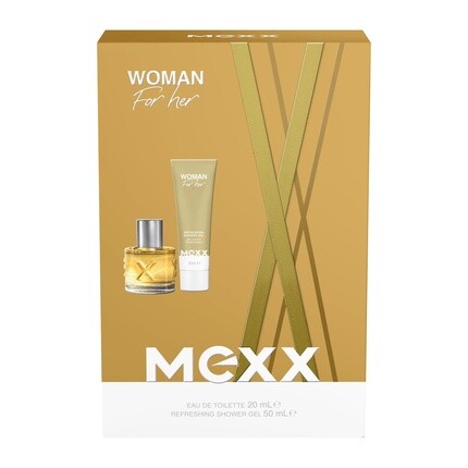 MEXX Woman Eau de Toilette 20ml + Shower Gel 50ml
MEXX Woman Eau de Toilette 20ml + Shower Gel 50ml