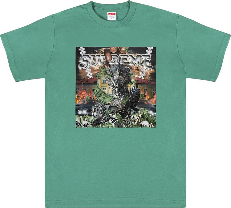 Футболка Supreme Dragon Tee 'Dusty Teal', бирюзовый, Зеленый, Футболка Supreme Dragon Tee 'Dusty Teal', бирюзовый
Футболка Supreme Dragon Tee 'Dusty Teal', бирюзовый, Зеленый, Футболка Supreme Dragon Tee 'Dusty Teal', бирюзовый