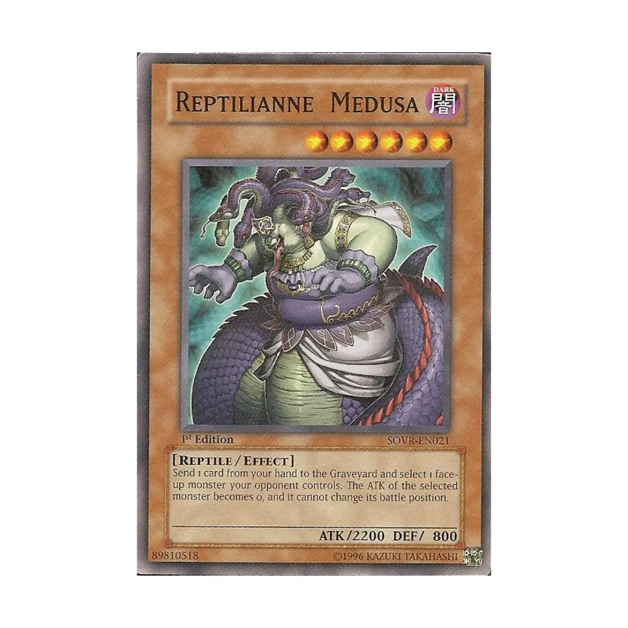 CCG Рептилиана Медуза (Обычная), Yu-Gi-Oh - Stardust Overdive - Singles
CCG Рептилиана Медуза (Обычная), Yu-Gi-Oh - Stardust Overdive - Singles