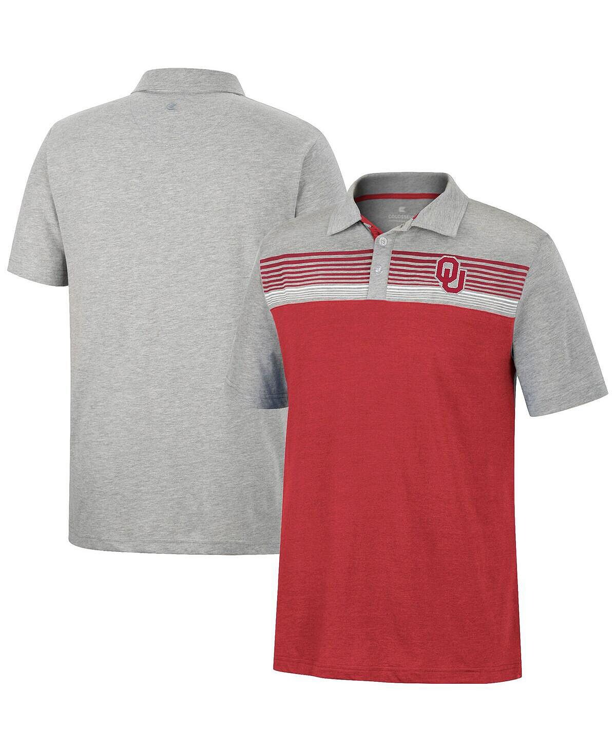 Мужская темно-красная, серая рубашка-поло oklahoma sooners caddy polo shirt Colosseum, мульти
Мужская темно-красная, серая рубашка-поло oklahoma sooners caddy polo shirt Colosseum, мульти