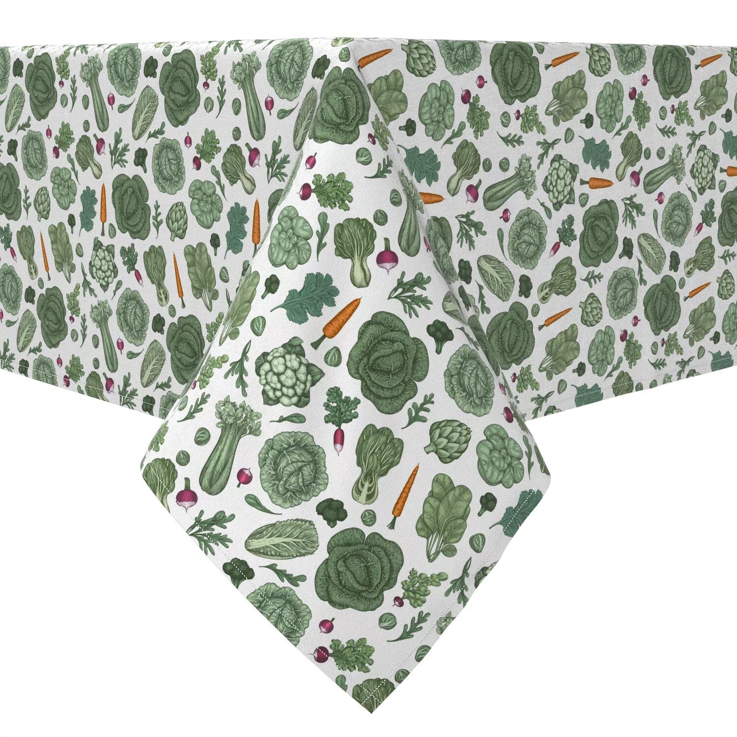 Квадратная скатерть, 100% хлопок, 60x60 дюймов Super Greens Veggie Garden
Квадратная скатерть, 100% хлопок, 60x60 дюймов Super Greens Veggie Garden