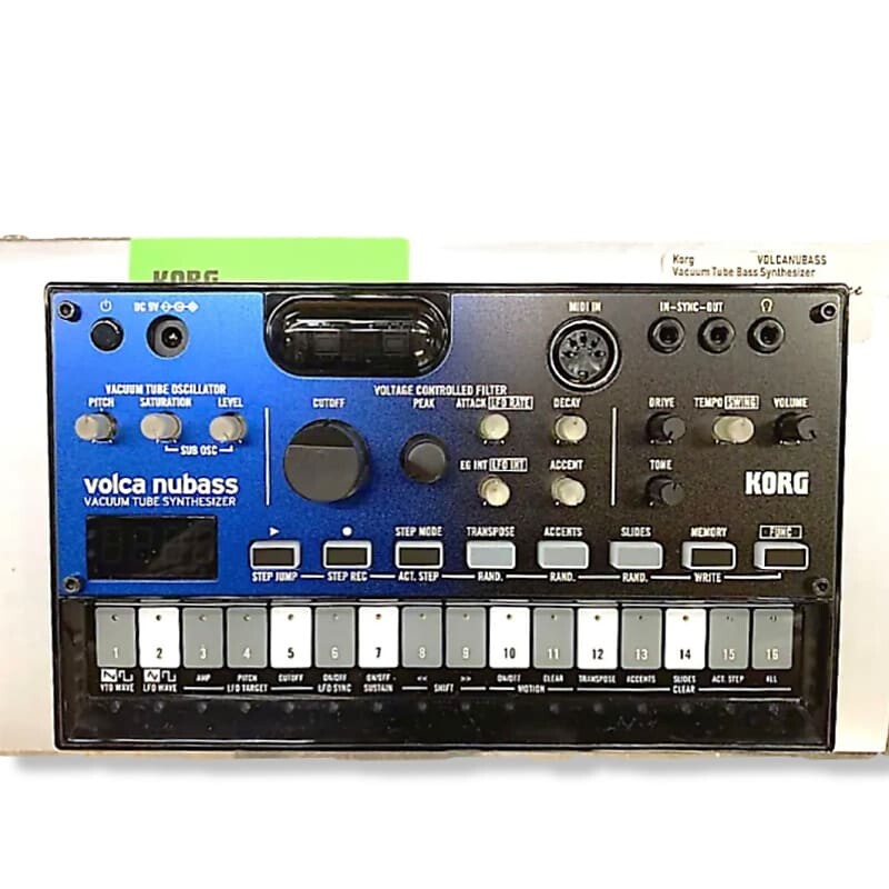 Korg Volca Nubass Ламповый синтезатор
Korg Volca Nubass Ламповый синтезатор