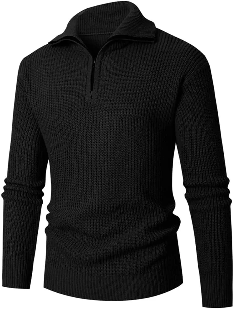 Мужской теплый свитер с длинными рукавами и молнией Dninmim
Мужской теплый свитер с длинными рукавами и молнией Dninmim