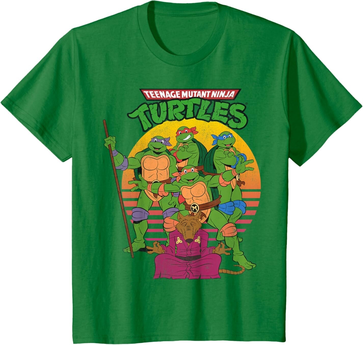 Футболка для подростков Teenage Mutant Ninja Turtles Retro Sun Group, зеленый
Футболка для подростков Teenage Mutant Ninja Turtles Retro Sun Group, зеленый