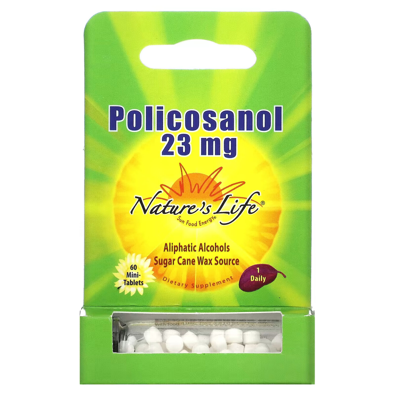 Nature's Life, Поликосанол, 23 мг, 60 таблеток
Nature's Life, Поликосанол, 23 мг, 60 таблеток