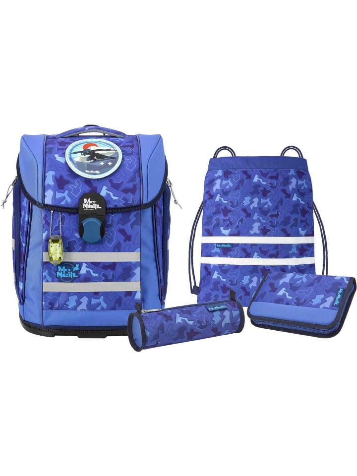 McNeill Набор школьных рюкзаков McLight 2, пазл из 6 деталей, синий
McNeill Набор школьных рюкзаков McLight 2, пазл из 6 деталей, синий