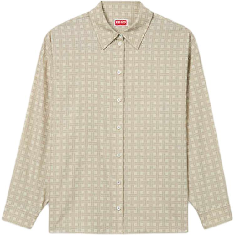 Рубашка с плетением dropped twill KENZO, бежевый
Рубашка с плетением dropped twill KENZO, бежевый