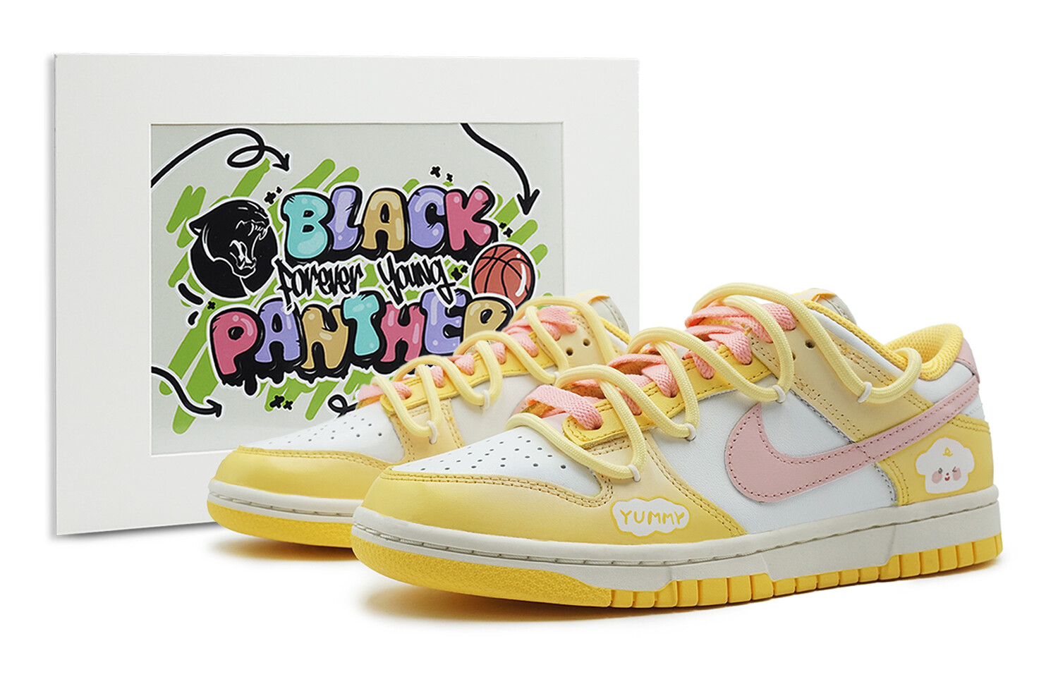 Кроссовки Nike Dunk Skateboarding Shoes Women's Low-top Yellow/white/pink, желтый
Кроссовки Nike Dunk Skateboarding Shoes Women's Low-top Yellow/white/pink, желтый