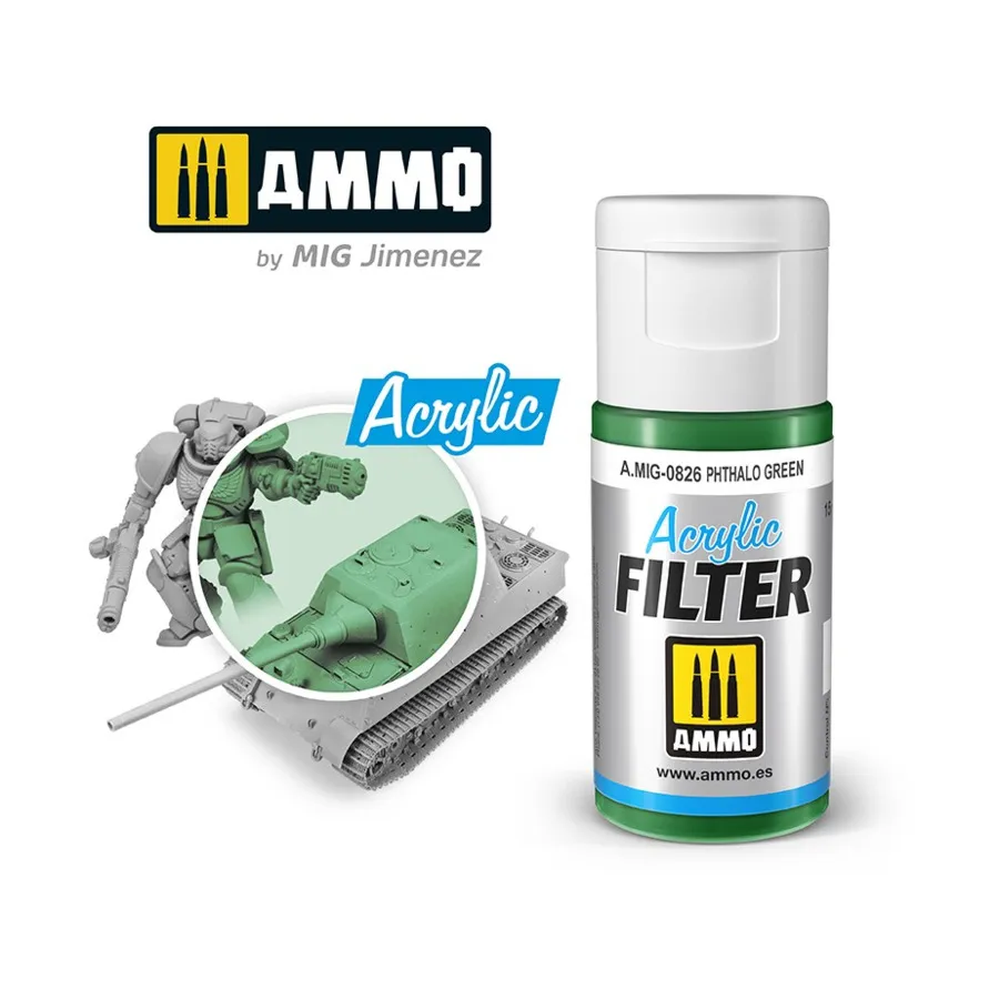 Фтало зеленый, Acrylic Singles - Filters
Фтало зеленый, Acrylic Singles - Filters