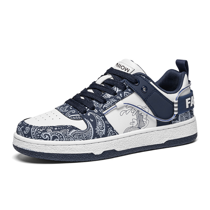 MIIOW Антискользящие износостойкие низкие скейтерские кроссовки мужские Box - бело-синие, цвет White Blue
MIIOW Антискользящие износостойкие низкие скейтерские кроссовки мужские Box - бело-синие, цвет White Blue