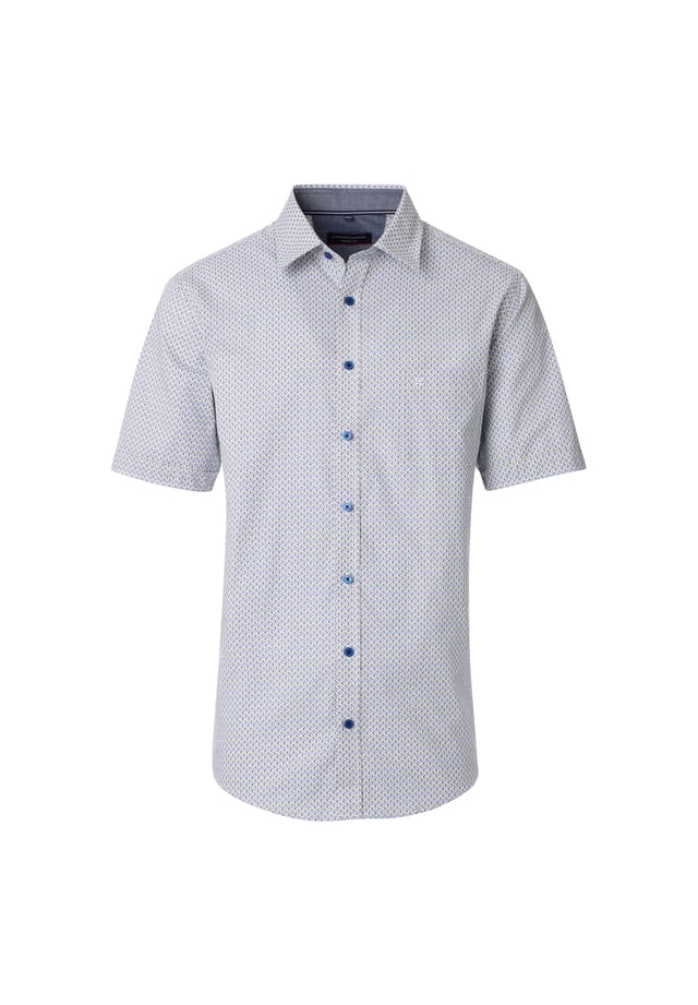 Повседневная рубашка с коротким рукавом и принтом повседневный крой Casamoda, синий
Повседневная рубашка с коротким рукавом и принтом повседневный крой Casamoda, синий