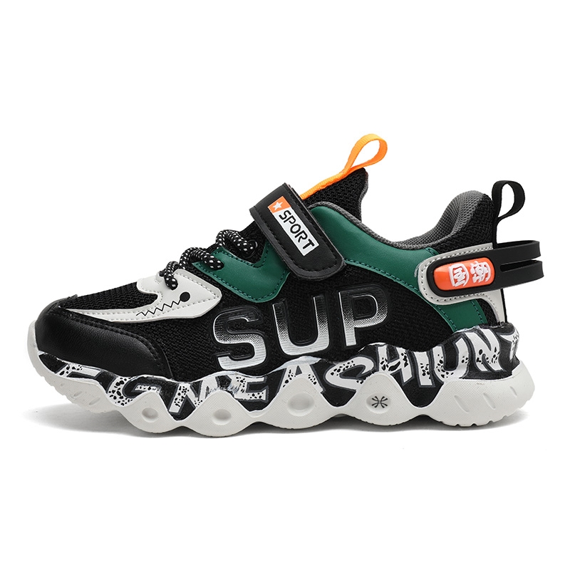 Кроссовки для бега с амортизацией и износостойкостью для детей YUZHAOLIN, черный/зеленый
Кроссовки для бега с амортизацией и износостойкостью для детей YUZHAOLIN, черный/зеленый