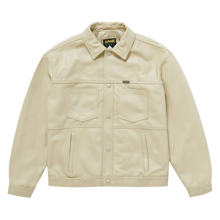 Куртка Supreme x Schott Leather Work Jacket, бежевый
Куртка Supreme x Schott Leather Work Jacket, бежевый