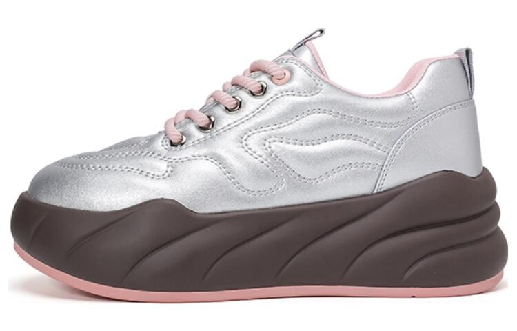 Кеды, скейтборд обувь женская средняя высота Daphne, серебряный
Кеды, скейтборд обувь женская средняя высота Daphne, серебряный