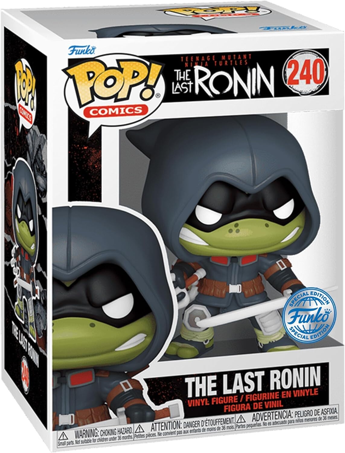 Виниловая фигурка Funko POP! Comics: Teenage Mutant Ninja Turtles, The Last Ronin, 9,6 см
Виниловая фигурка Funko POP! Comics: Teenage Mutant Ninja Turtles, The Last Ronin, 9,6 см