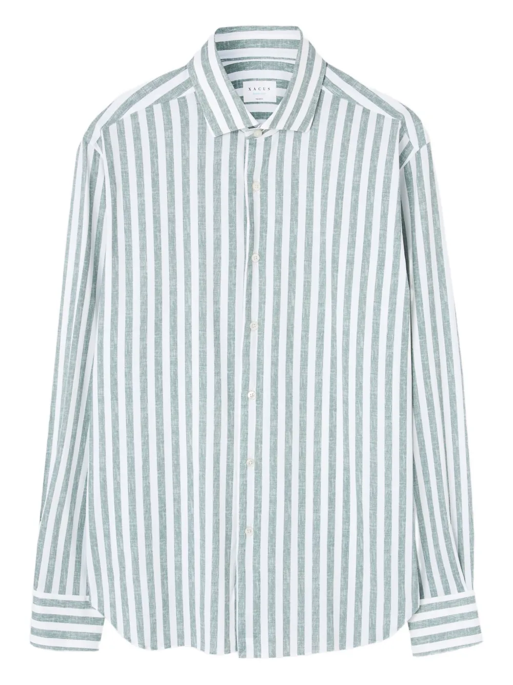 Полосатая хлопковая рубашка Xacus, зеленый
Полосатая хлопковая рубашка Xacus, зеленый