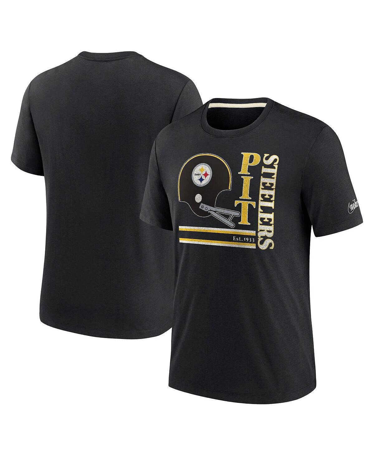 Мужская черная футболка pittsburgh steelers с логотипом wordmark tri-blend Nike, черный
Мужская черная футболка pittsburgh steelers с логотипом wordmark tri-blend Nike, черный