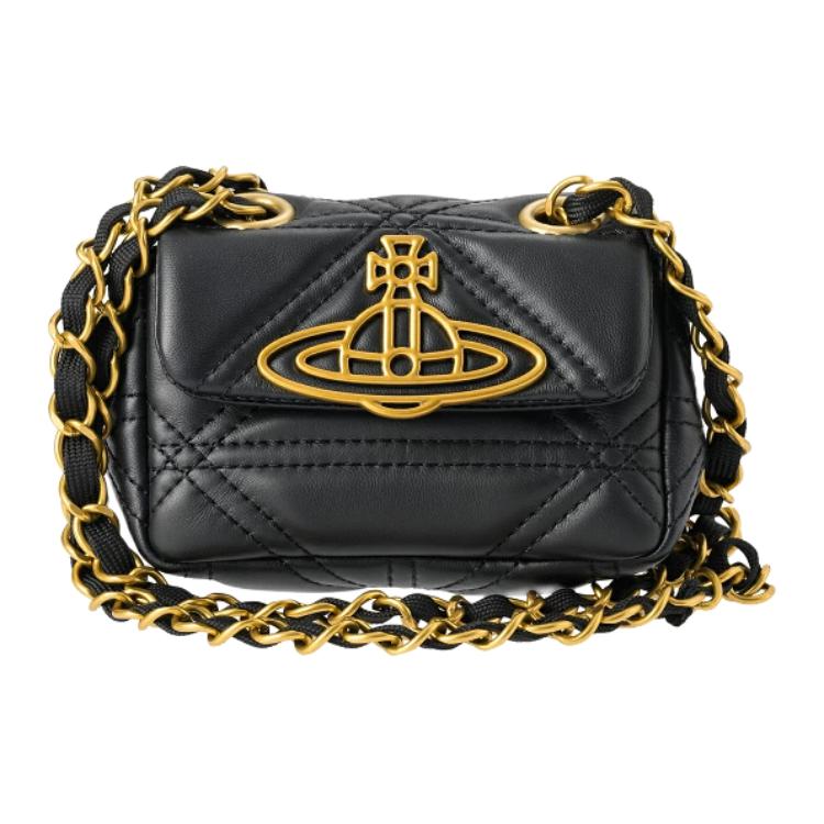 Vivienne Westwood Наппа кожаная мини-сумка через плечо женская черная
Vivienne Westwood Наппа кожаная мини-сумка через плечо женская черная