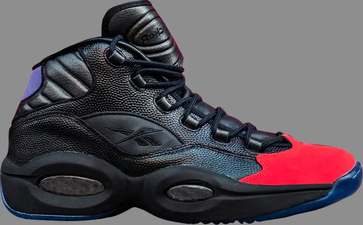 Кроссовки packer x question mid 'curtain call' Reebok, черный
Кроссовки packer x question mid 'curtain call' Reebok, черный