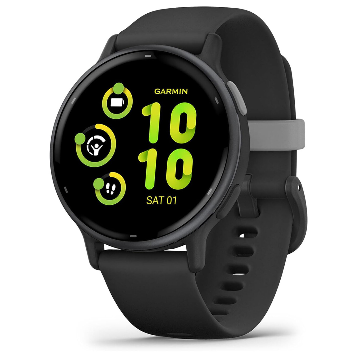 Умные часы Garmin vívoactive 5, 010-02862-10, 42.2 мм, GPS, черный 
Умные часы Garmin vívoactive 5, 010-02862-10, 42.2 мм, GPS, черный