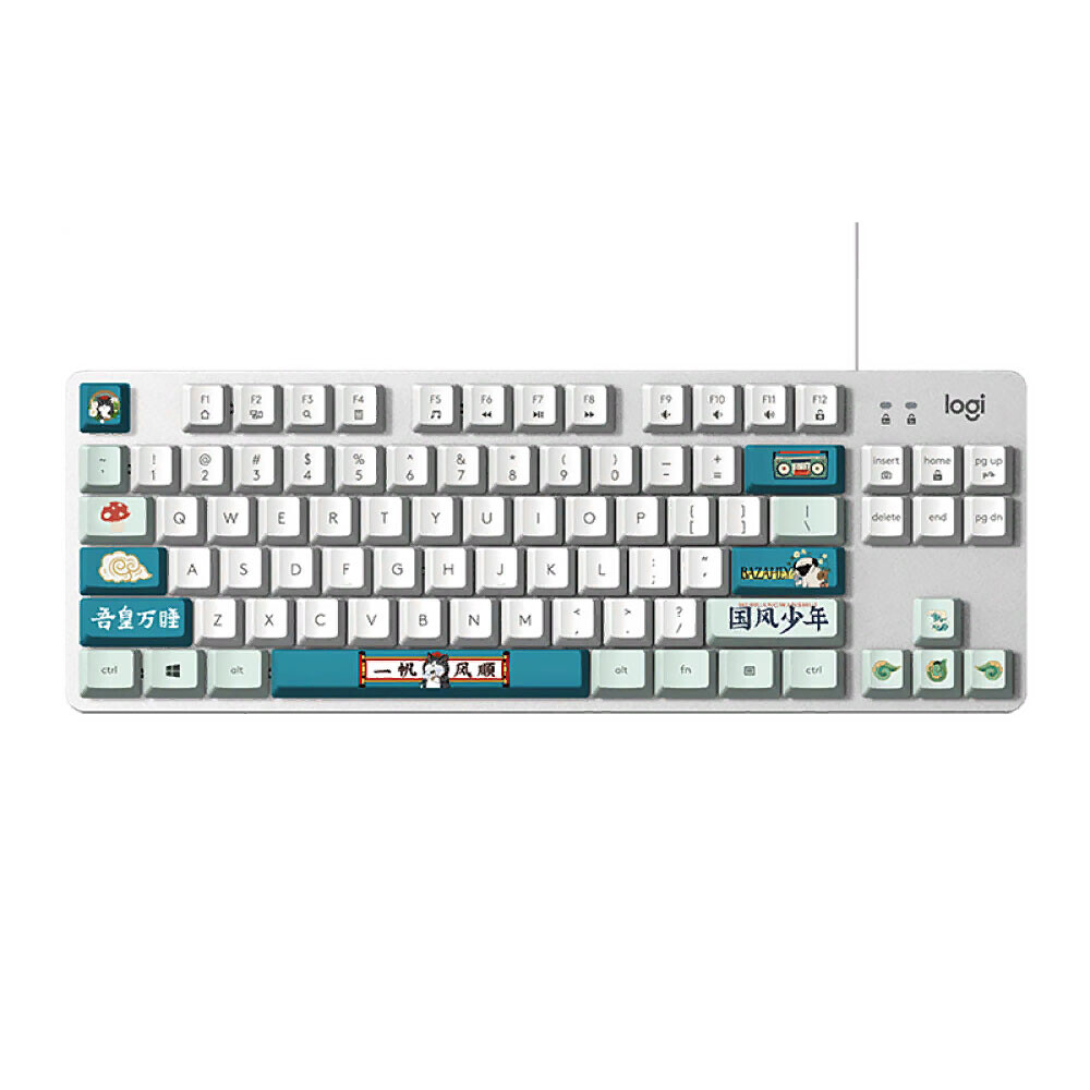 Игровая клавиатура Logitech K835, проводная, механическая, Blue Switch, National series, белый
Игровая клавиатура Logitech K835, проводная, механическая, Blue Switch, National series, белый
