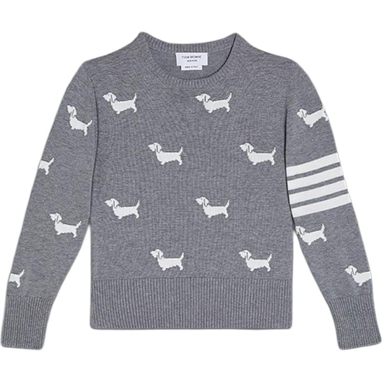 THOM BROWNE Свитер Hector SS25 светло-серый для детей 3-7 лет
THOM BROWNE Свитер Hector SS25 светло-серый для детей 3-7 лет