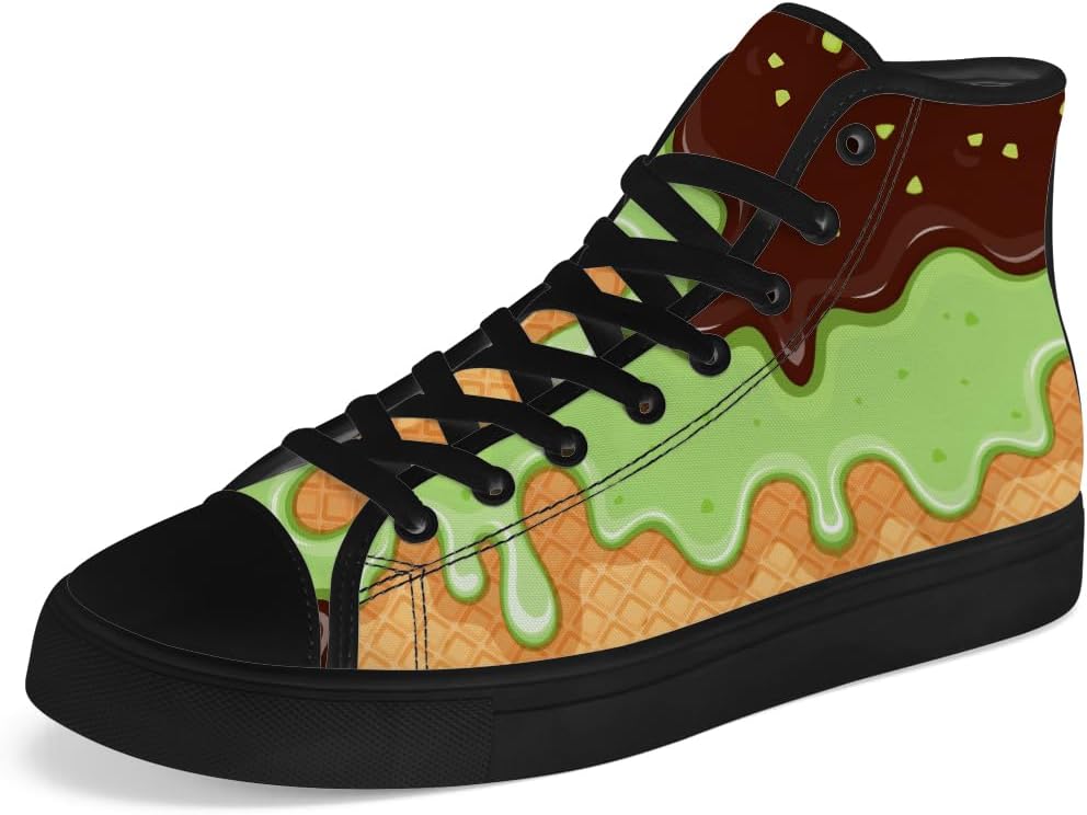 Высокие кеды из холста с мороженым, высокие кроссовки на шнуровке, повседневная обувь, подарок для мужчин и женщин Chebing, желтый
Высокие кеды из холста с мороженым, высокие кроссовки на шнуровке, повседневная обувь, подарок для мужчин и женщин Chebing, желтый