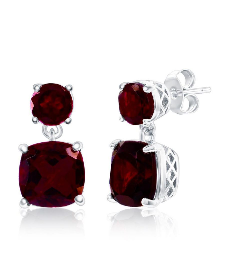 Серьги из стерлингового серебра с круглыми и квадратными камнями Simona, Garnet
Серьги из стерлингового серебра с круглыми и квадратными камнями Simona, Garnet