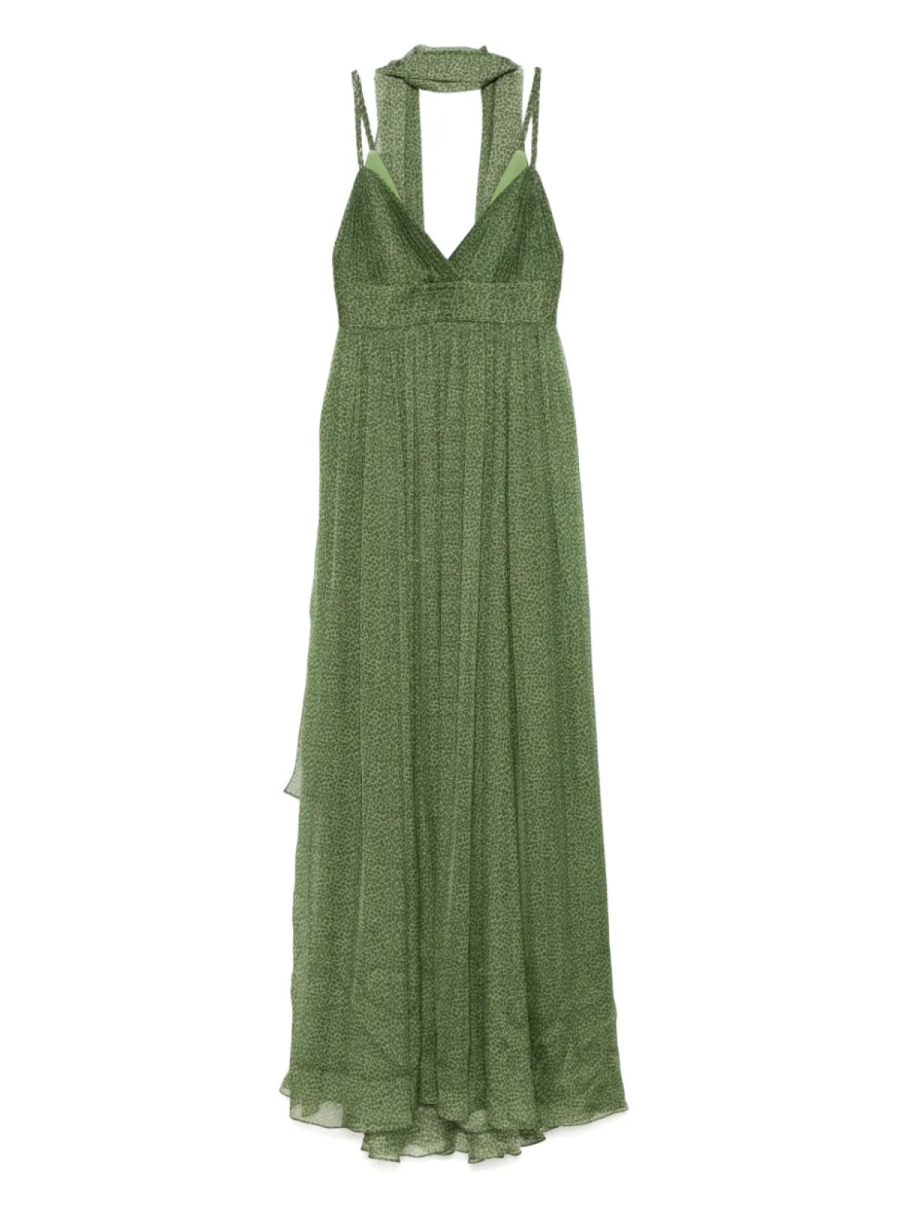 Шелковое платье Elie Saab, зеленый
Шелковое платье Elie Saab, зеленый