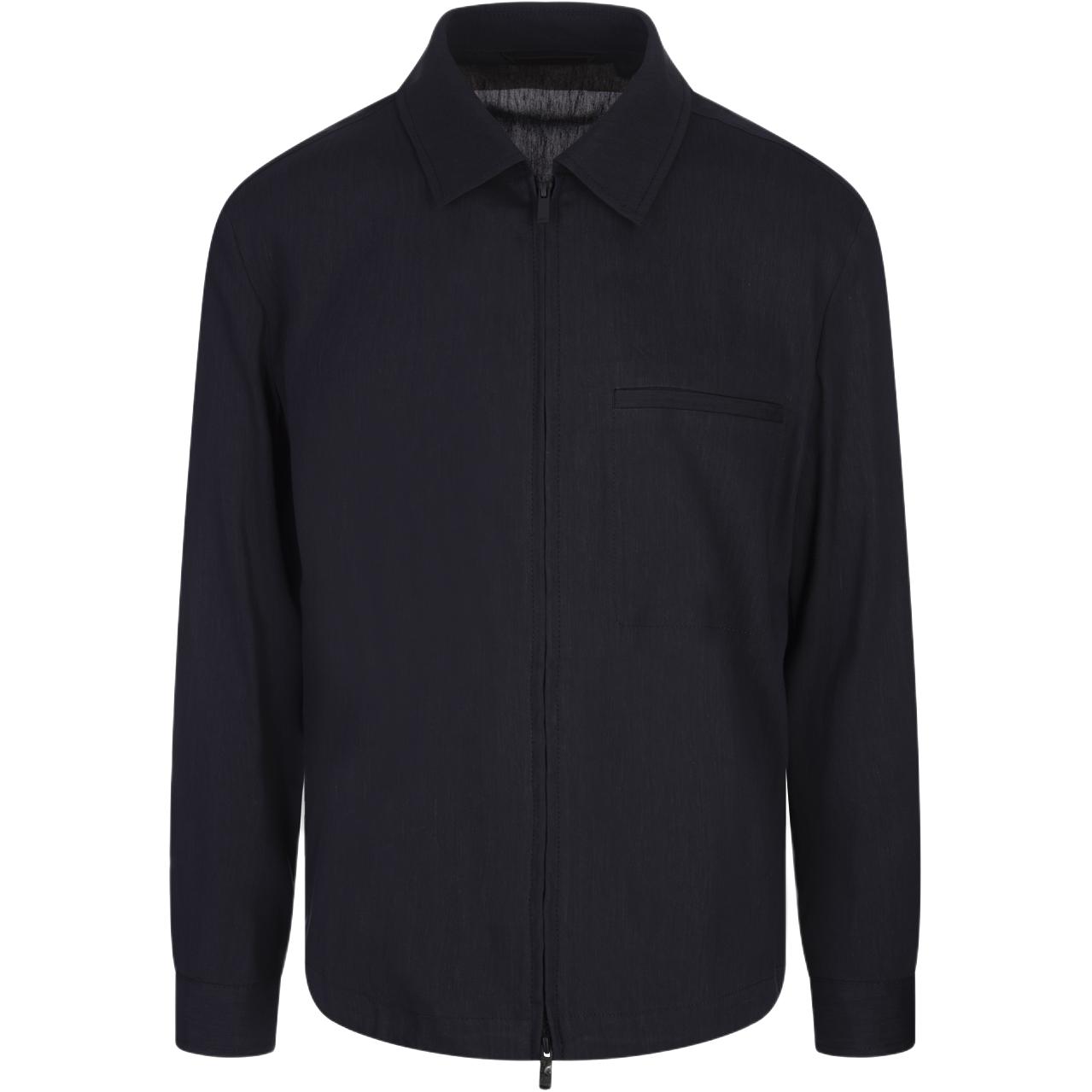 Рубашка-куртка Boss свободного кроя на молнии Hugo Boss, синий
Рубашка-куртка Boss свободного кроя на молнии Hugo Boss, синий