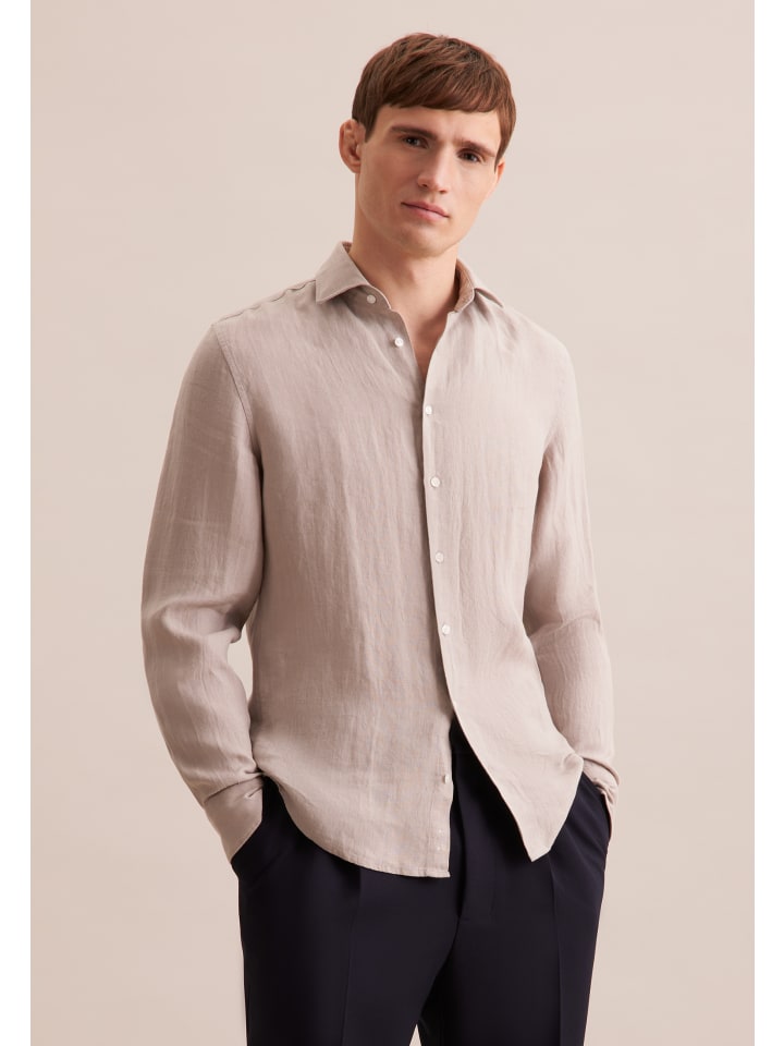 Рубашка Seidensticker, бежевый
Рубашка Seidensticker, бежевый