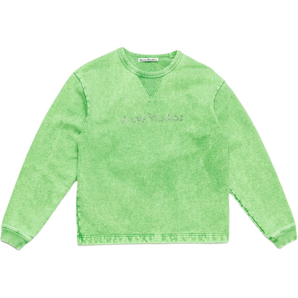 Логотип с заклепками свитшот Acne Studios, зеленый
Логотип с заклепками свитшот Acne Studios, зеленый